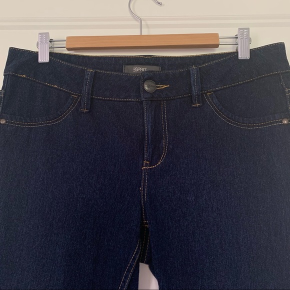 Esprit - Stretch Skinny Leg Dark Denim Pants - Size 10 - Picture 4 of 16